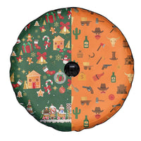 Merry Kiss My Texas Christmas Spare Tire Cover Xmas Holiday Patterns - Wonder Print Shop