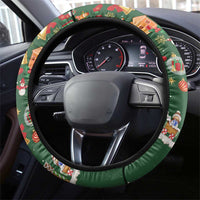 Merry Kiss My Texas Christmas Steering Wheel Cover Xmas Holiday Patterns - Wonder Print Shop