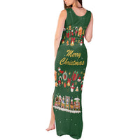 Merry Kiss My Texas Christmas Tank Maxi Dress Xmas Holiday Patterns - Wonder Print Shop