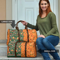 Merry Kiss My Texas Christmas Travel Bag Xmas Holiday Patterns - Wonder Print Shop