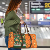 Merry Kiss My Texas Christmas Travel Bag Xmas Holiday Patterns - Wonder Print Shop