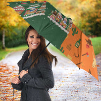 Merry Kiss My Texas Christmas Umbrella Xmas Holiday Patterns - Wonder Print Shop
