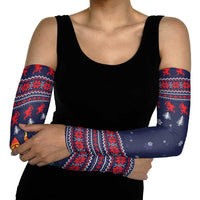 Merry Krampus Christmas Arm Sleeves Xmas Holiday Patterns - Wonder Print Shop