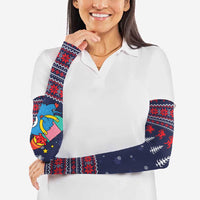 Merry Krampus Christmas Arm Sleeves Xmas Holiday Patterns - Wonder Print Shop