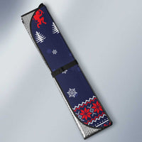 Merry Krampus Christmas Auto Sun Shade Xmas Holiday Patterns - Wonder Print Shop