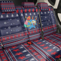 Merry Krampus Christmas Back Car Seat Cover Xmas Holiday Patterns - Wonder Print Shop