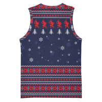 Merry Krampus Christmas Basketball Jersey Xmas Holiday Patterns - Wonder Print Shop