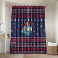 Merry Krampus Christmas Bathroom Set Xmas Holiday Patterns - Wonder Print Shop