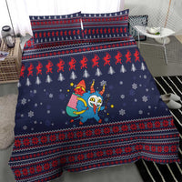 Merry Krampus Christmas Bedding Set Xmas Holiday Patterns - Wonder Print Shop