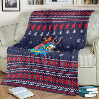 Merry Krampus Christmas Blanket Xmas Holiday Patterns - Wonder Print Shop
