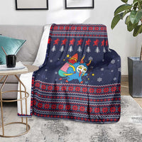 Merry Krampus Christmas Blanket Xmas Holiday Patterns - Wonder Print Shop
