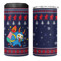 Merry Krampus Christmas 4 in 1 Can Cooler Tumbler Xmas Holiday Patterns - Wonder Print Shop