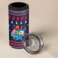 Merry Krampus Christmas 4 in 1 Can Cooler Tumbler Xmas Holiday Patterns - Wonder Print Shop
