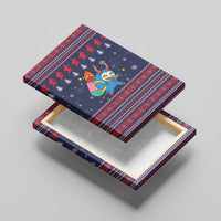 Merry Krampus Christmas Canvas Wall Art Xmas Holiday Patterns - Wonder Print Shop