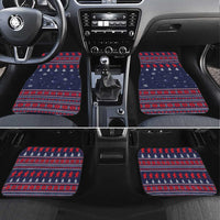 Merry Krampus Christmas Car Mats Xmas Holiday Patterns - Wonder Print Shop