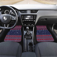 Merry Krampus Christmas Car Mats Xmas Holiday Patterns - Wonder Print Shop
