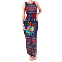 Merry Krampus Christmas Family Matching Tank Maxi Dress and Hawaiian Shirt Xmas Holiday Patterns - Wonder Print Shop