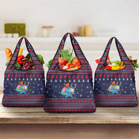 Merry Krampus Christmas Grocery Bag Xmas Holiday Patterns - Wonder Print Shop