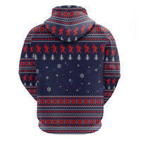 Merry Krampus Christmas Hoodie Xmas Holiday Patterns - Wonder Print Shop