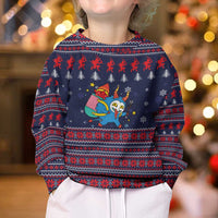 Merry Krampus Christmas Kid Ugly Christmas Sweater Xmas Holiday Patterns - Wonder Print Shop