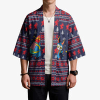 Merry Krampus Christmas Kimono Xmas Holiday Patterns - Wonder Print Shop