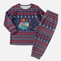 Merry Krampus Christmas Pajama Set Xmas Holiday Patterns - Wonder Print Shop