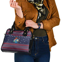 Merry Krampus Christmas Shoulder Handbag Xmas Holiday Patterns - Wonder Print Shop