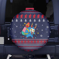 Merry Krampus Christmas Spare Tire Cover Xmas Holiday Patterns - Wonder Print Shop