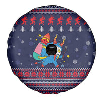 Merry Krampus Christmas Spare Tire Cover Xmas Holiday Patterns - Wonder Print Shop