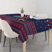 Merry Krampus Christmas Tablecloth Xmas Holiday Patterns - Wonder Print Shop