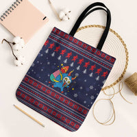 Merry Krampus Christmas Tote Bag Xmas Holiday Patterns - Wonder Print Shop