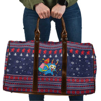 Merry Krampus Christmas Travel Bag Xmas Holiday Patterns - Wonder Print Shop