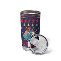 Merry Krampus Christmas Tumbler Cup Xmas Holiday Patterns - Wonder Print Shop