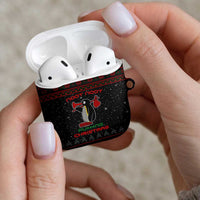 Penguin Tree Christmas AirPods Case Xmas Holiday Patterns - Wonder Print Shop