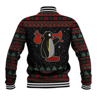 Penguin Tree Christmas Baseball Jacket Xmas Holiday Patterns - Wonder Print Shop