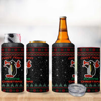 Penguin Tree Christmas 4 in 1 Can Cooler Tumbler Xmas Holiday Patterns - Wonder Print Shop