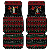 Penguin Tree Christmas Car Mats Xmas Holiday Patterns - Wonder Print Shop