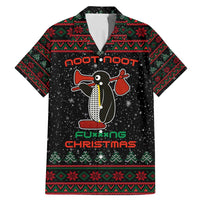 Penguin Tree Christmas Family Matching Mermaid Dress and Hawaiian Shirt Xmas Holiday Patterns - Wonder Print Shop