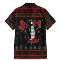 Penguin Tree Christmas Family Matching Mermaid Dress and Hawaiian Shirt Xmas Holiday Patterns - Wonder Print Shop