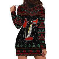 Penguin Tree Christmas Hoodie Dress Xmas Holiday Patterns - Wonder Print Shop