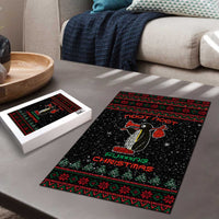 Penguin Tree Christmas Puzzle Xmas Holiday Patterns - Wonder Print Shop