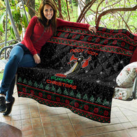 Penguin Tree Christmas Quilt Xmas Holiday Patterns - Wonder Print Shop