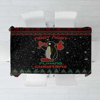 Penguin Tree Christmas Tablecloth Xmas Holiday Patterns - Wonder Print Shop