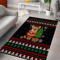 Pig Gorgeous Reindeer Christmas Area Rug Xmas Holiday Patterns - Wonder Print Shop