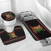 Pig Gorgeous Reindeer Christmas Bathroom Set Xmas Holiday Patterns - Wonder Print Shop