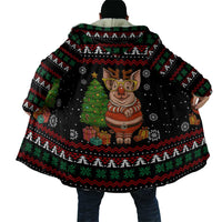 Pig Gorgeous Reindeer Christmas Cloak Xmas Holiday Patterns - Wonder Print Shop