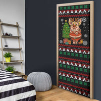 Pig Gorgeous Reindeer Christmas Door Cover Xmas Holiday Patterns - Wonder Print Shop