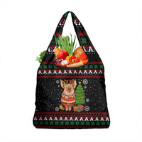 Pig Gorgeous Reindeer Christmas Grocery Bag Xmas Holiday Patterns - Wonder Print Shop