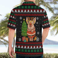 Pig Gorgeous Reindeer Christmas Hawaiian Shirt Xmas Holiday Patterns - Wonder Print Shop