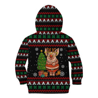 Pig Gorgeous Reindeer Christmas Kid Hoodie Xmas Holiday Patterns - Wonder Print Shop